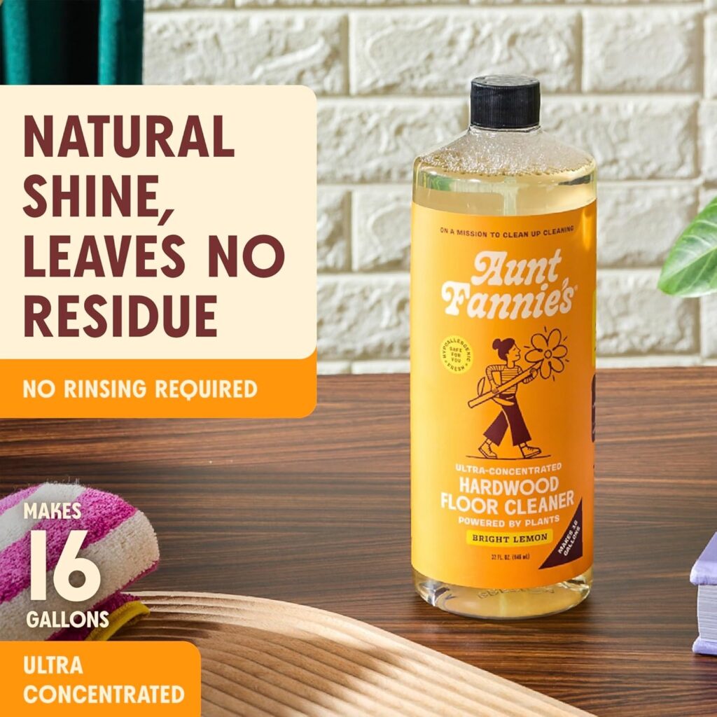 Aunt Fannie's Ultra Concentrated Hardwood Floor Cleaner - Bright Lemon