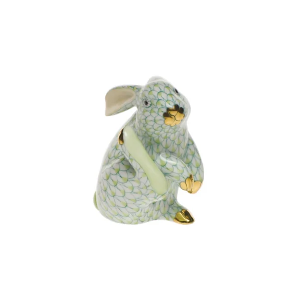 Herend Scratching Bunny - Key Lime