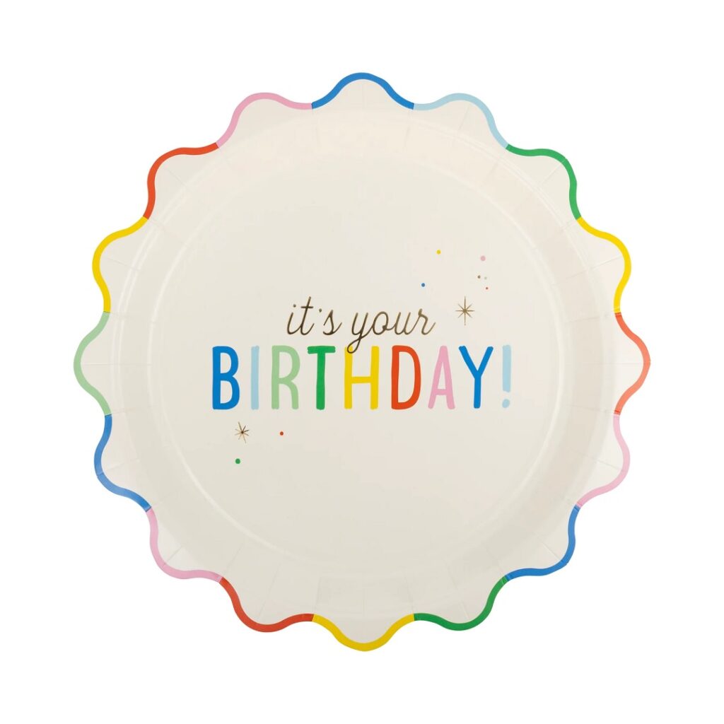 It's your Birthday Paper Plates