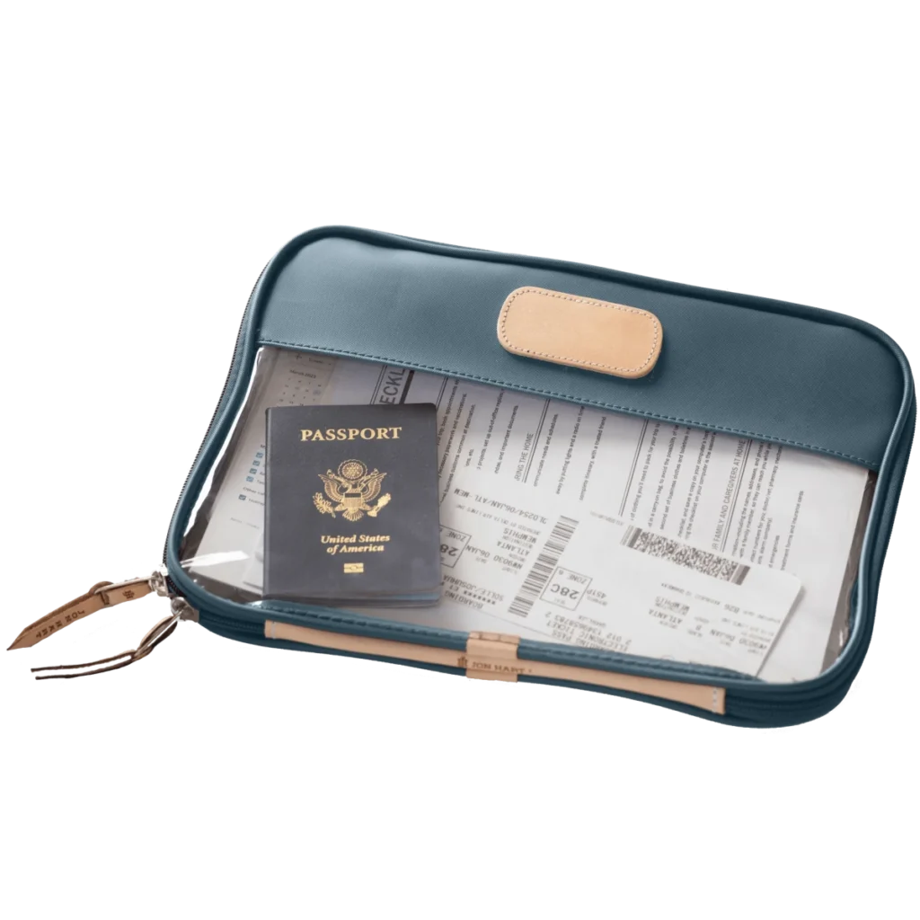 Jon Hart Clear Folio - French Blue