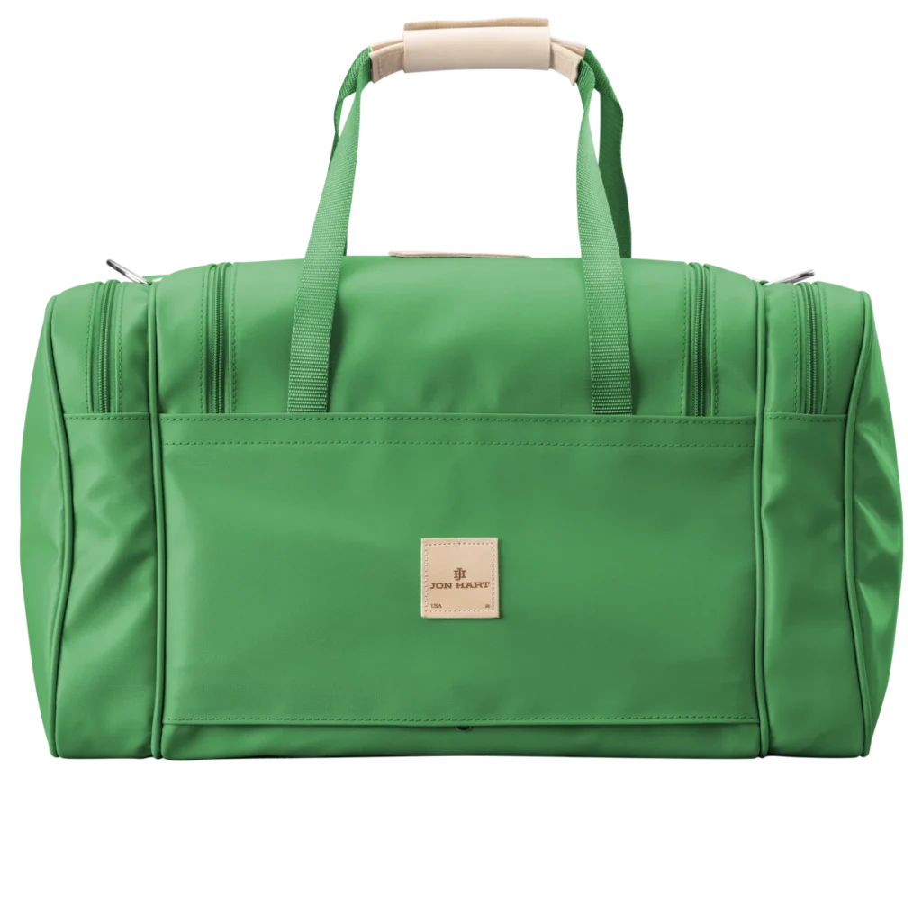 Jon Hart Medium Square Duffel - Kelly Green2