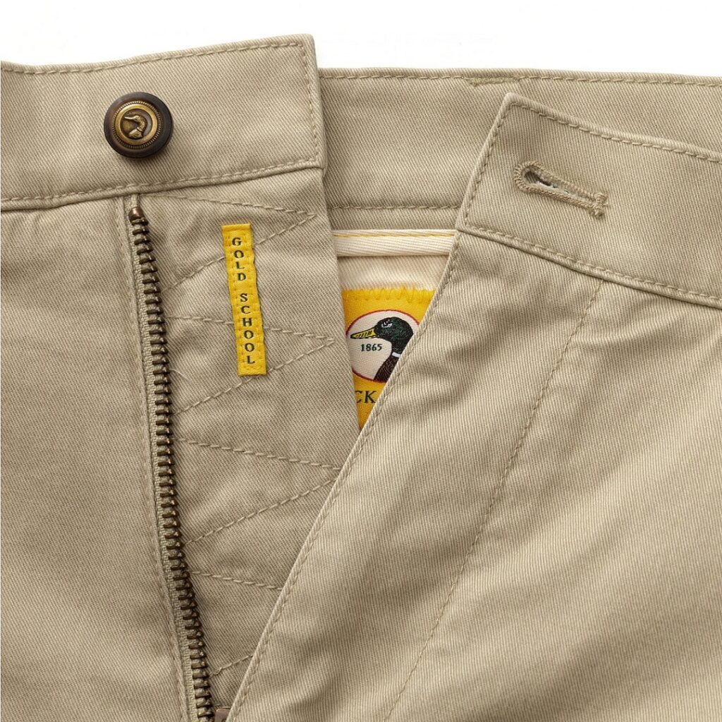 Duck Head 9" Gold School Chino Short - Khaki