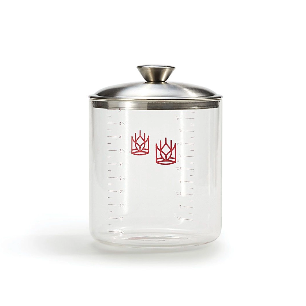 King Arthur Baking Glass Sourdough Crock