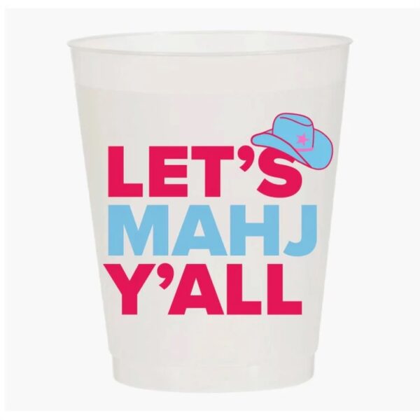 “Let's Mahj Y’all” Frost Flex Cups