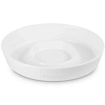 Le Creuset Signature Oval Chip & Dip Platter - White