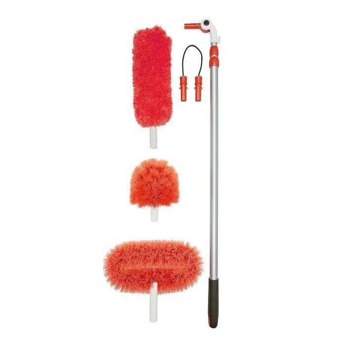 OXO Good Grips 3-in-1 Extendable Microfiber Long Reach Duster with Interchangeable Heads OXO Good Grips 3-in-1 Extendable Microfiber Long Reach Duster with Interchangeable Heads