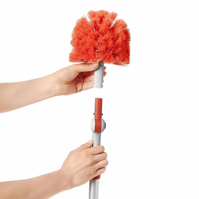 OXO Good Grips 3-in-1 Extendable Microfiber Long Reach Duster with Interchangeable Heads