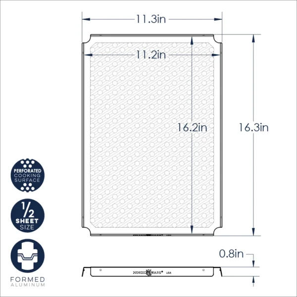 Nordic Ware Naturals Half Sheet with Multi-Purpose Oven & Cooling Rack5