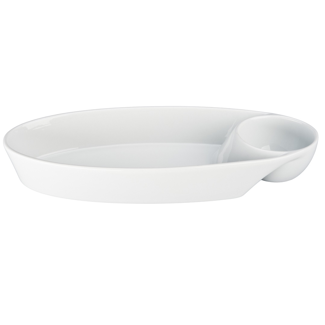 BIA Cordon Bleu Oval Chip and Dip Dish