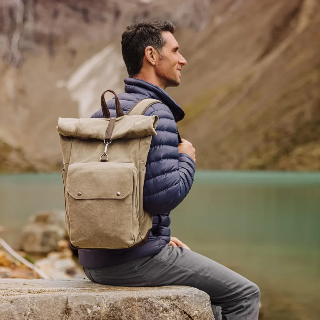 Picnic Time Carmel Roll Top Picnic Backpack Cooler3