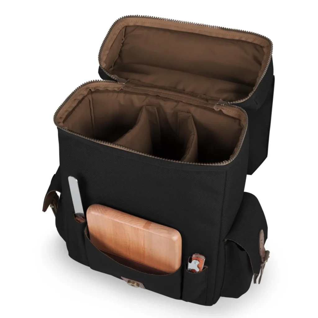 Picnic Time Moreno 3-Bottle Wine & Cheese Tote - Thumbnail 2