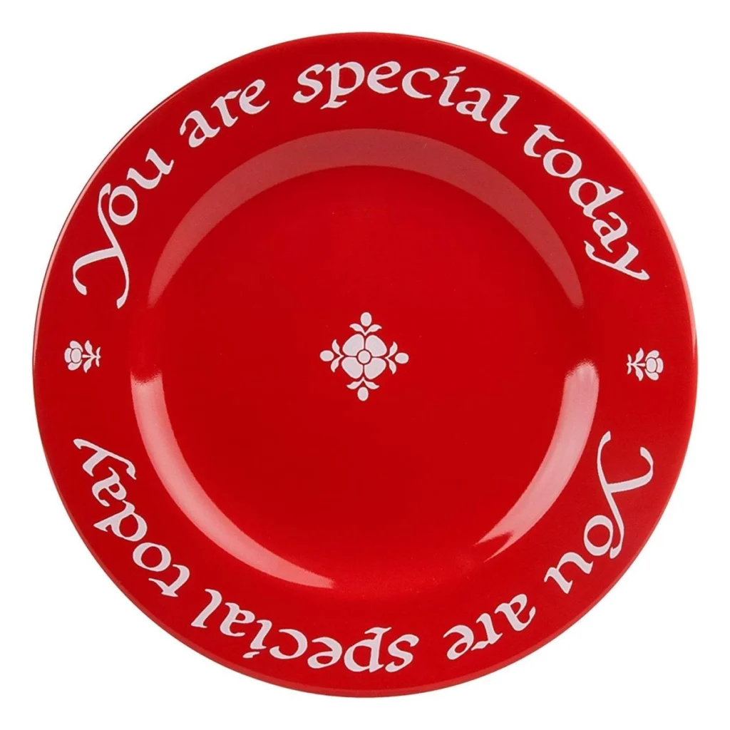 Wächtersbach You Are Special Red Plate