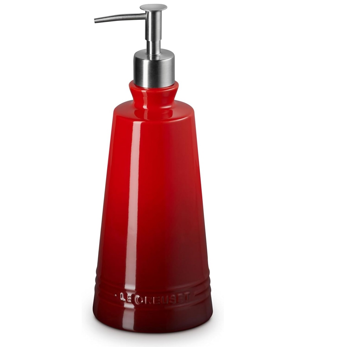Le Creuset Stoneware Signature Soap Dispenser - Cerise