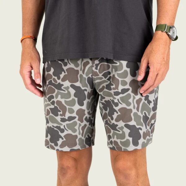 Marsh Wear Prime Hagood Shorts - Dark Green Mallard Camo