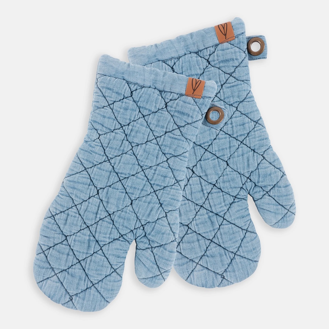 Ayesha Curry Denim Oven Mitt Set