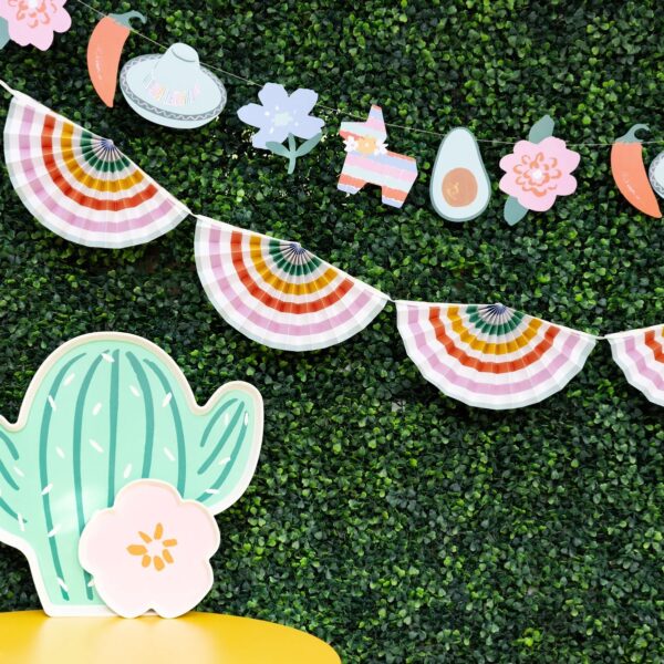 Fiesta Striped Fan Banner