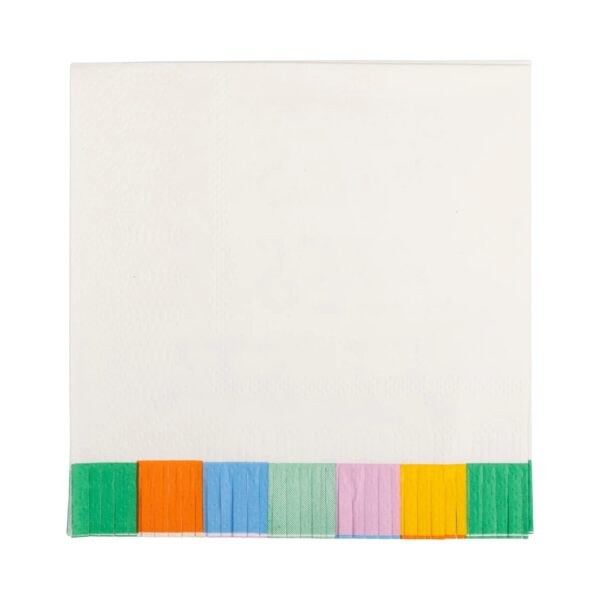 Fiesta Fringed Cocktail Napkin