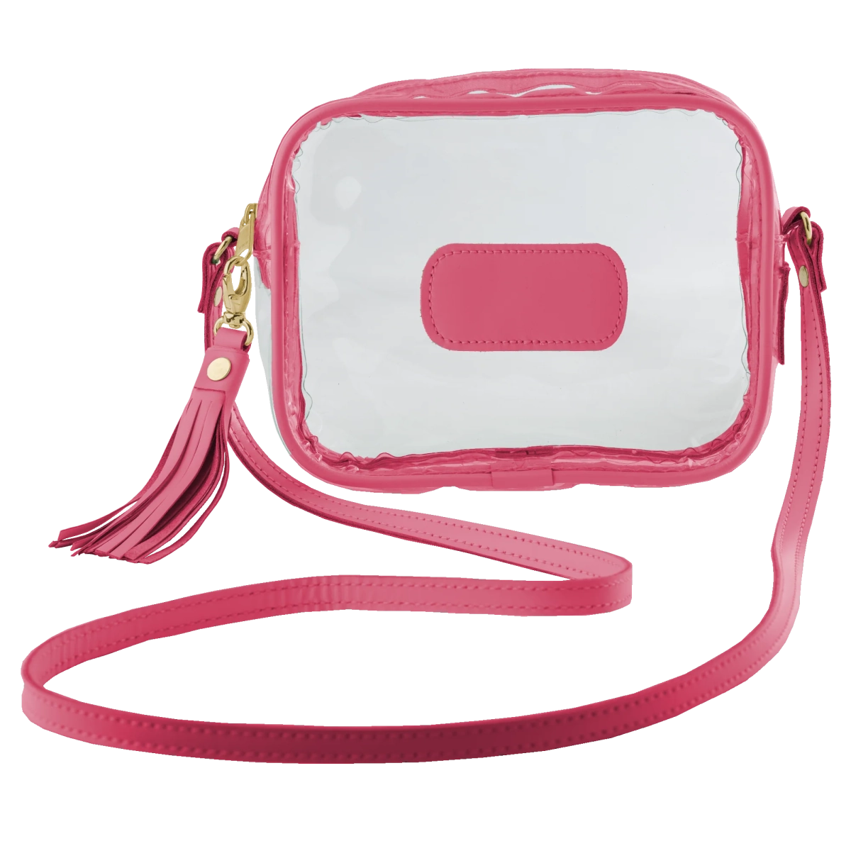 Jon Hart Clear Lola Bag – Hot Pink