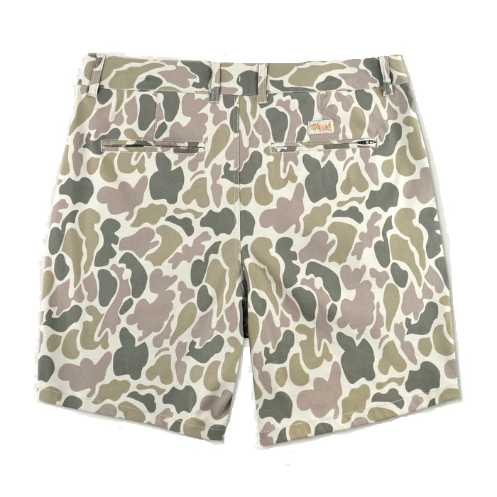 Marsh Wear Prime Hagood Shorts - Khaki Mallard Camo