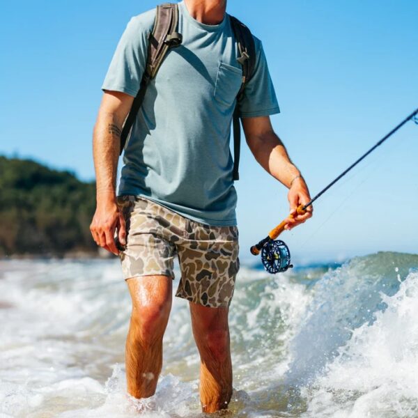 Marsh Wear Prime Hagood Shorts - Khaki Mallard Camo