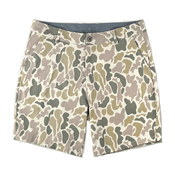 Marsh Wear Prime Hagood Shorts - Khaki Mallard Camo