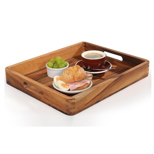 Zassenhaus Acacia Wood Large Rectangular Serving Tray