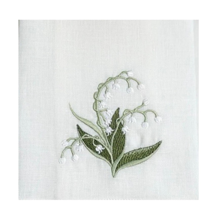Arte Italica Lily of the Valley Large Napkin
