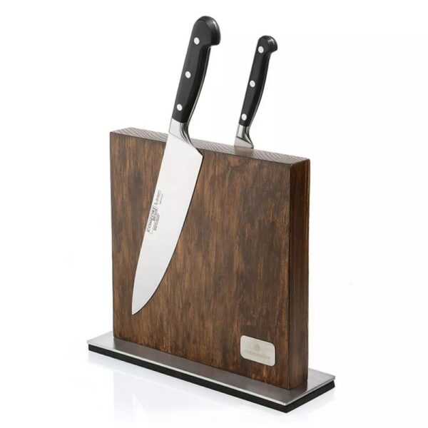 Zassenhaus Magnetic Wood Knife Block - Ash