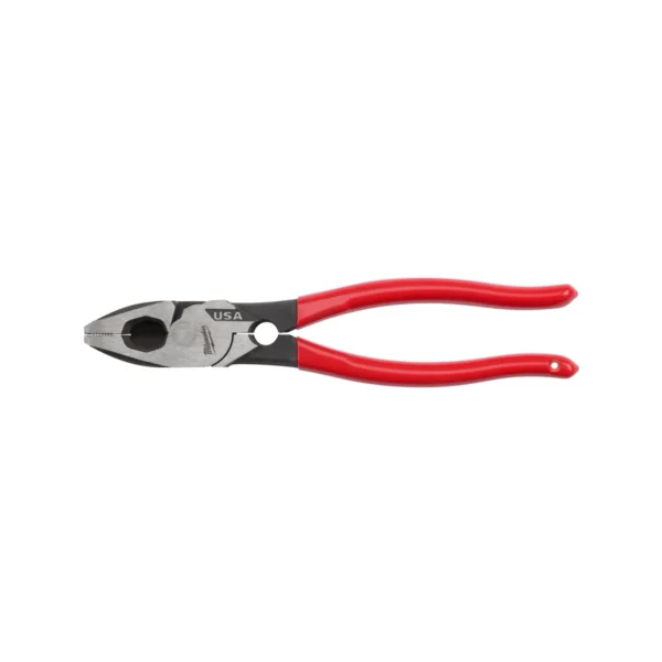Milwaukee 9in Lineman's Dipped Grip Pliers with Thread Cleaner