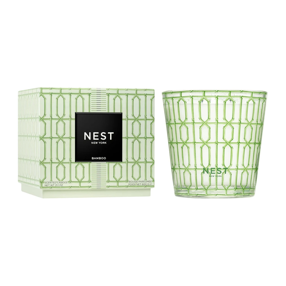 Nest Bamboo Decorative 3-Wick Candle