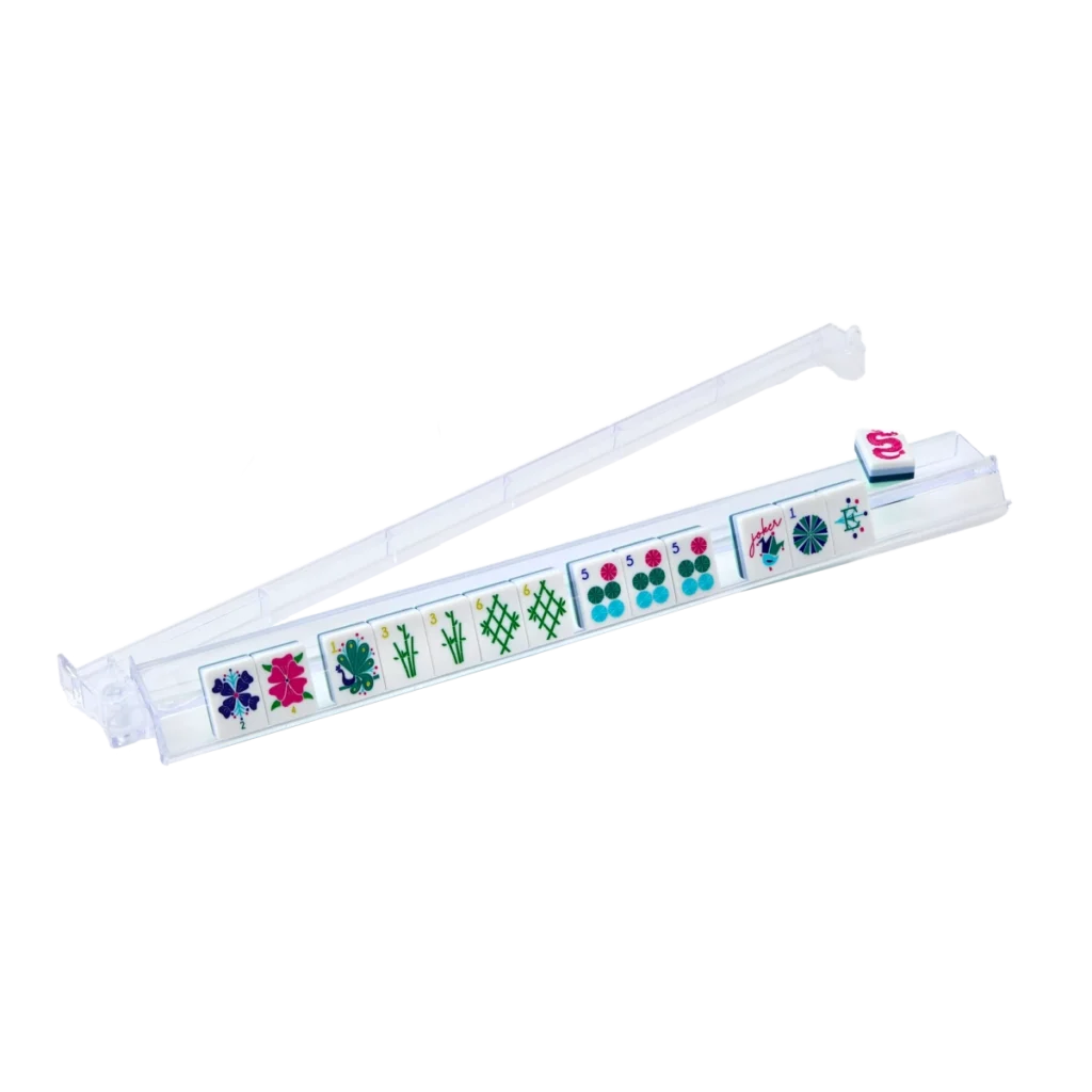 Oh My Mahjong Clear Acrylic Rack & Pushers Set2