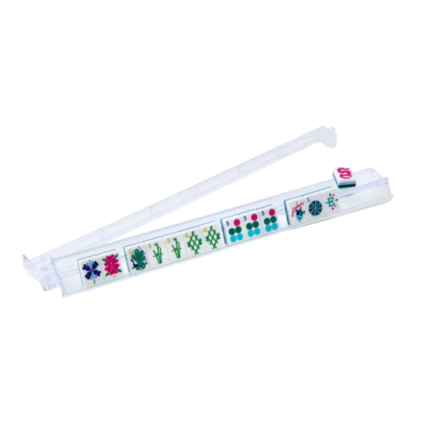 Oh My Mahjong Clear Acrylic Rack & Pushers Set2