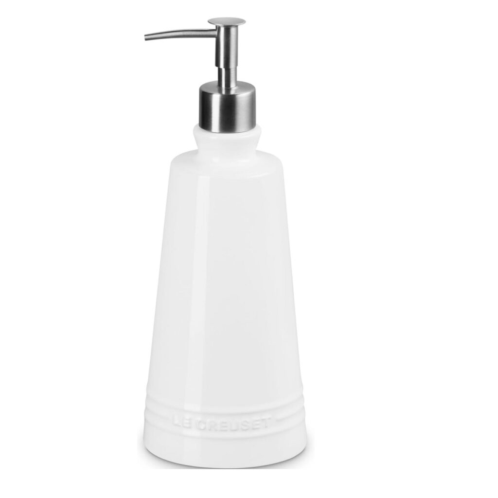 Le Creuset Stoneware Signature Soap Dispenser - White