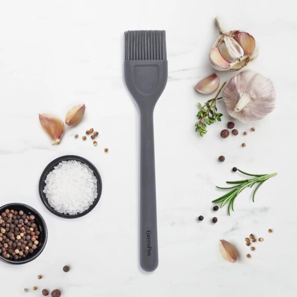 Platinum Silicone Basting Brush Charcoal Gray