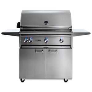 Lynx 36” Professional Freestanding Grill with 1 Trident Infrared Burner and 2 Ceramic Burners and Rotisserie