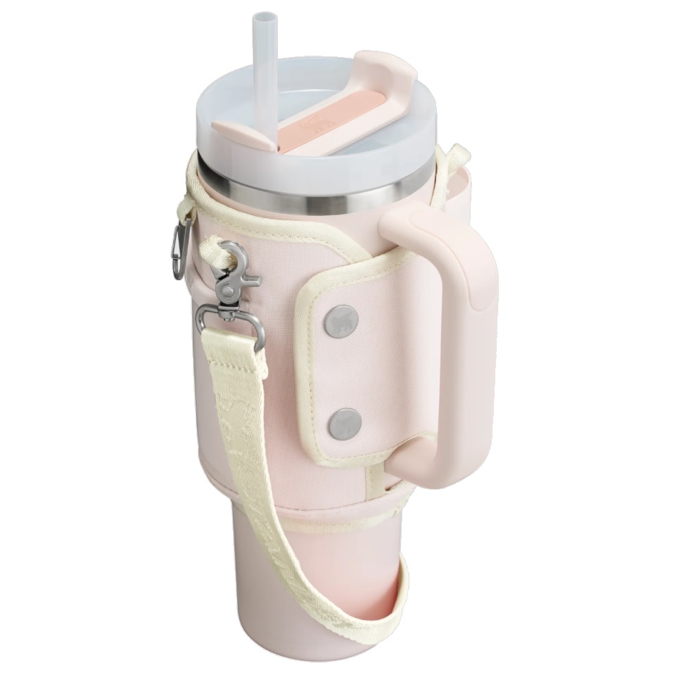 Stanley The All Day 40 OZ Quencher Carry-All - Rose Quartz