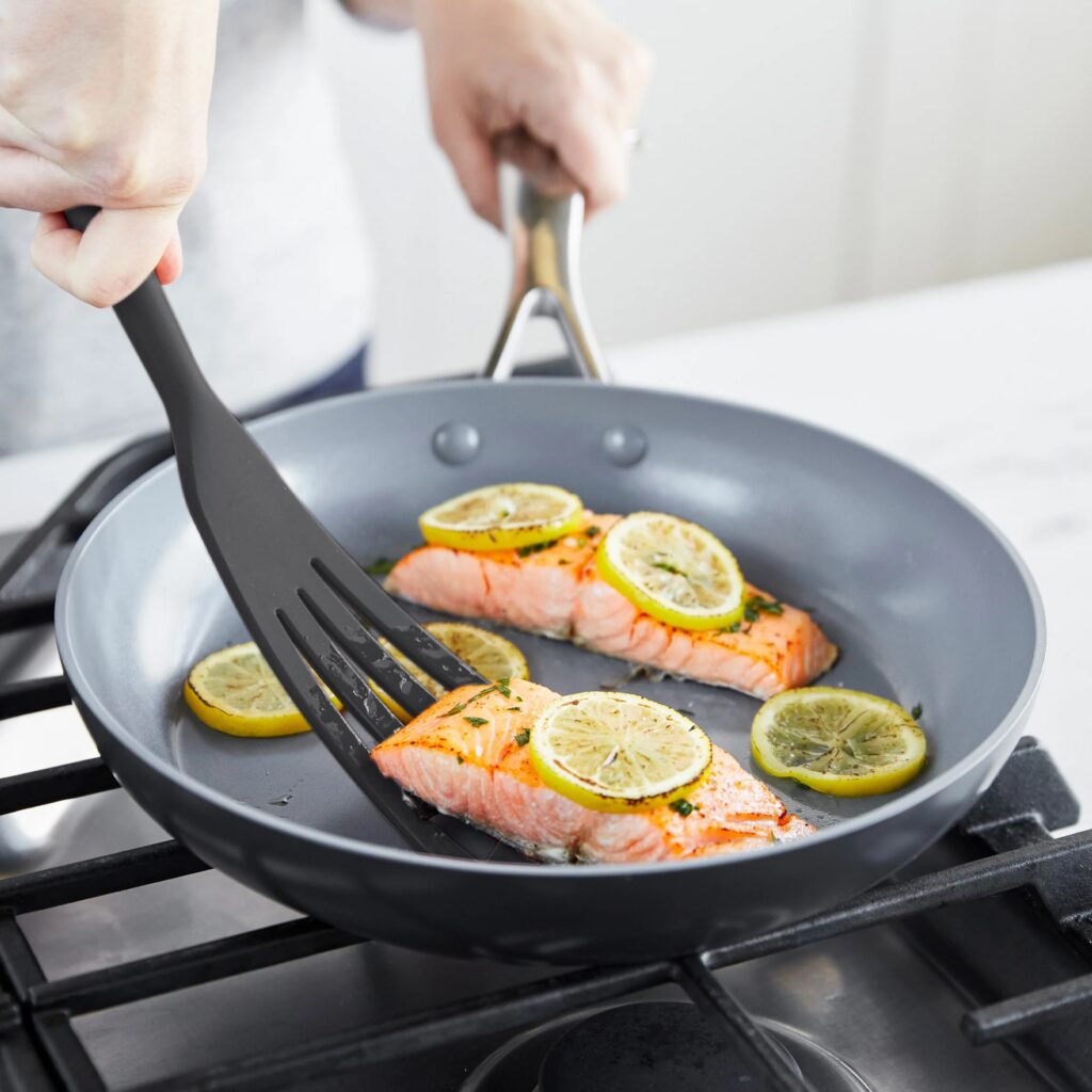 Platinum Silicone 7-Piece Utensil and Crock Set - Gray