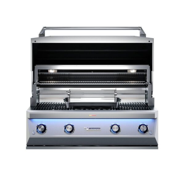 Twin Eagles Eagle One Gas Grill 42" 3-Burner Built-In Gas Grill with Sear Zone & Infrared Rotisserie Burner (Available in Natural Gas or Liquid Propane)