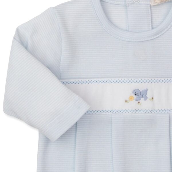 Kissy Kissy Premier Playful Pups Embroidered Sack - Blue