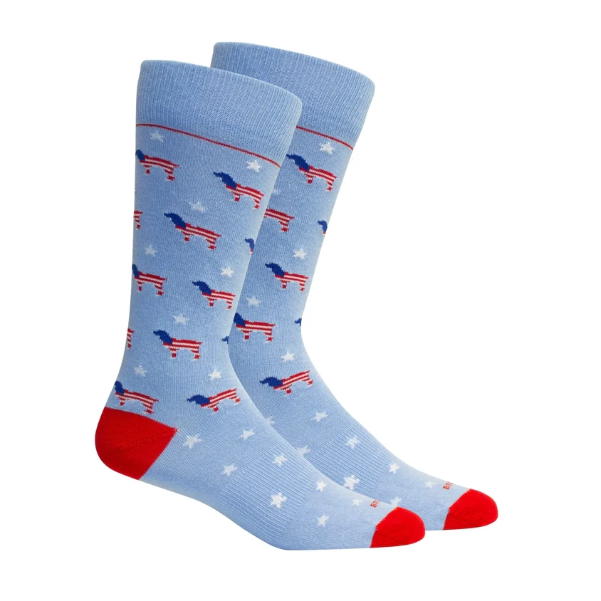 Brown Dog Red, White & Beau Socks