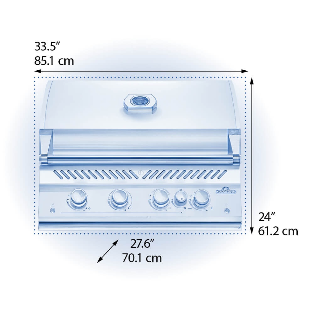 Napoleon Built-In 700 Series 32 with Infrared Rear Burner (Natural Gas)