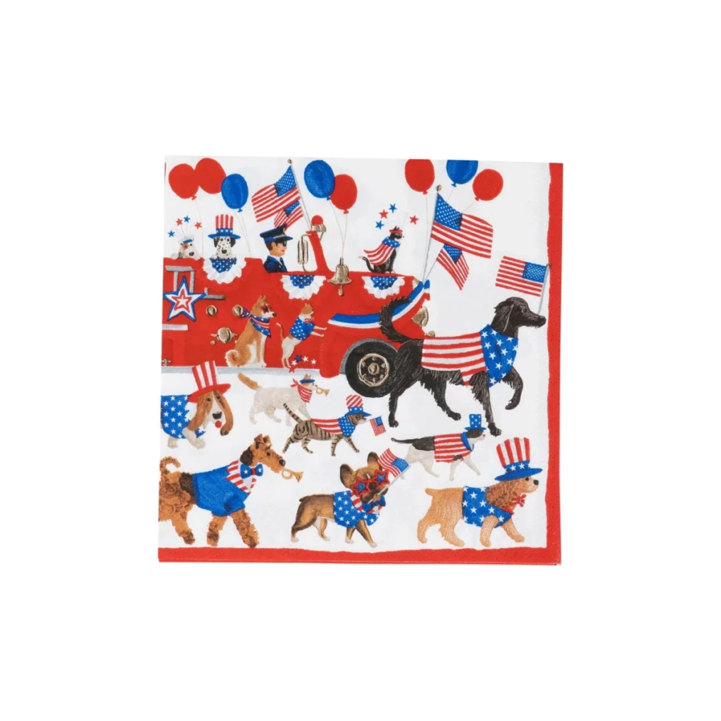 Caspari Join the Parade Luncheon Napkins