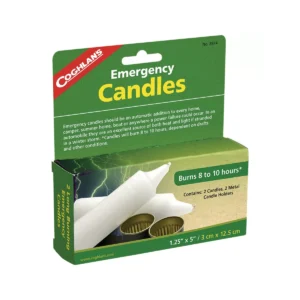 Coghlans 5 In. White Emergency Candle (2 Count)