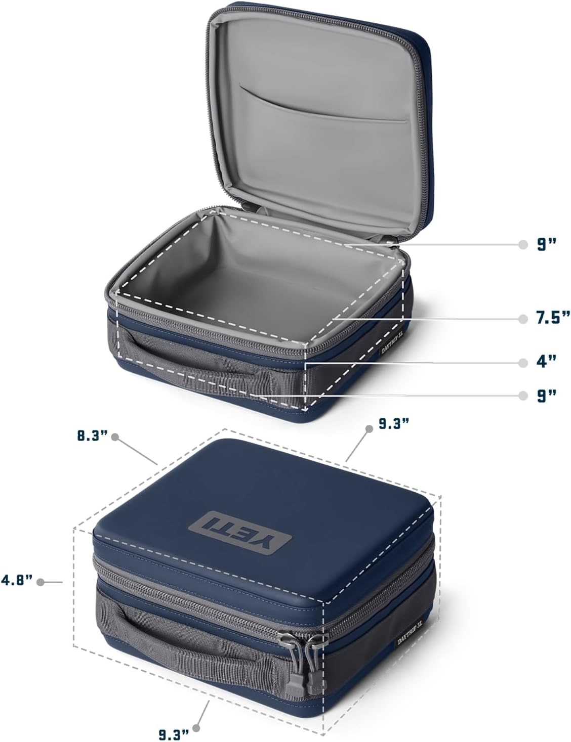 YETI DAYTRIP LUNCH BOX ブラック The Boot Jack Yeti Daytrip Black Lunch Box: Style, Western, Quality