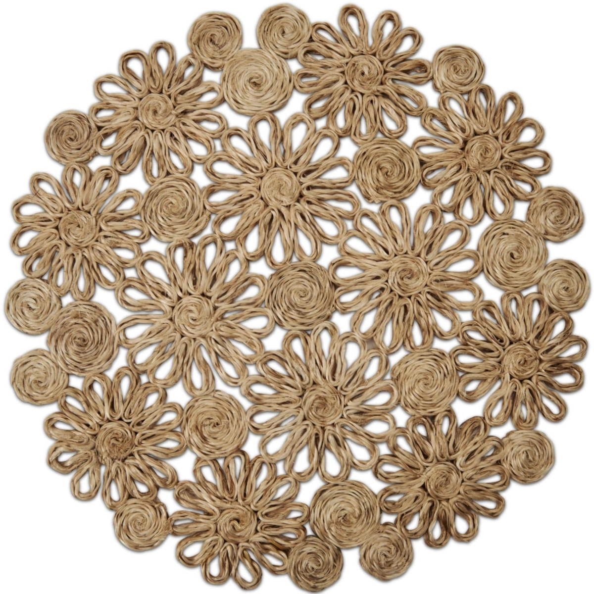 Deborah Rhodes Floral Abaca Placemat - Natural
