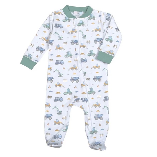Baby Loren Kidstruction Zone Adventures Zipper Footie