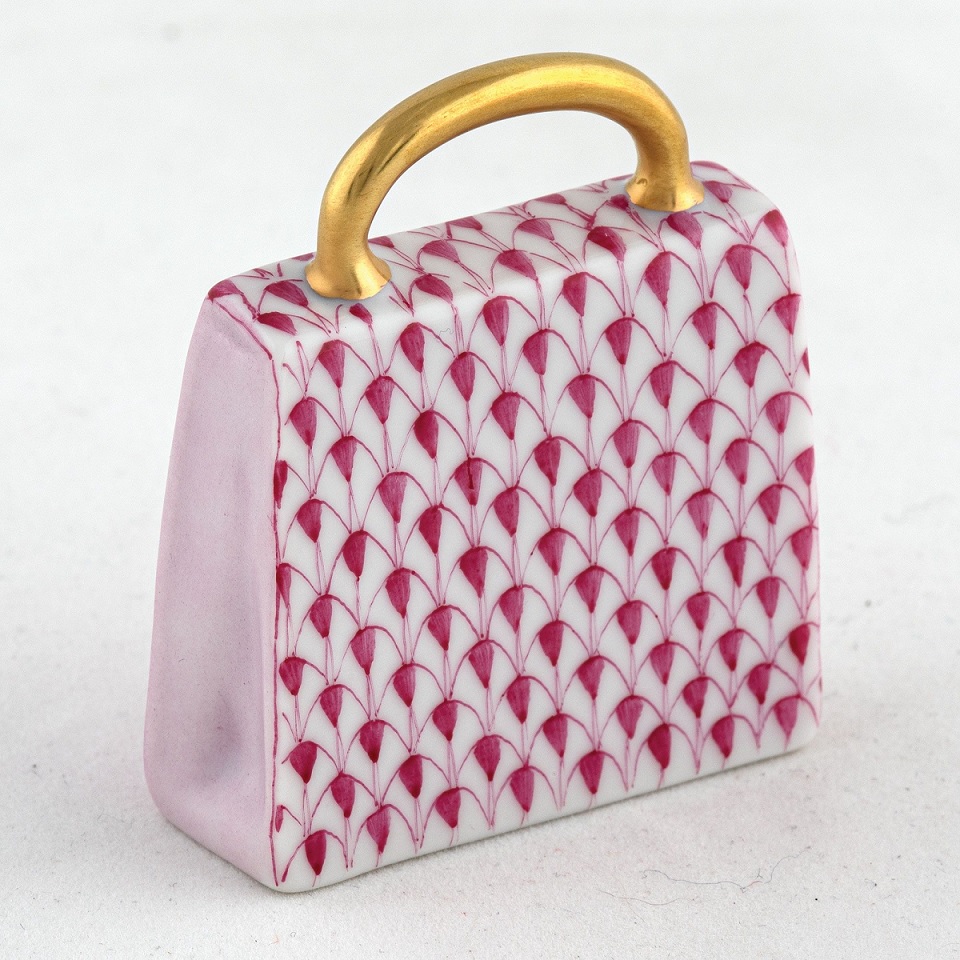 Herend Handbag - Raspberry