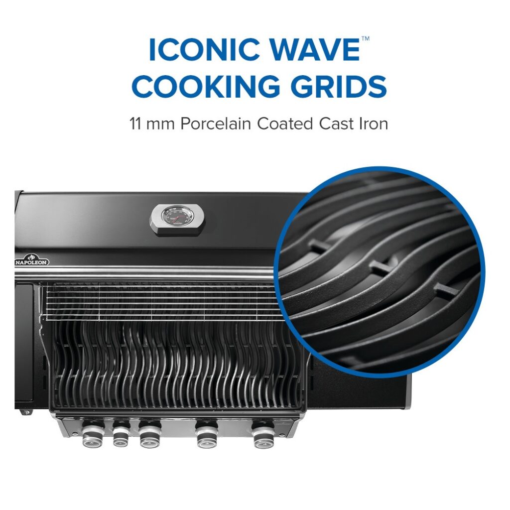 Napoleon Rogue PRO 525 SIB with Infrared Side Burner - Black (Liquid Propane)
