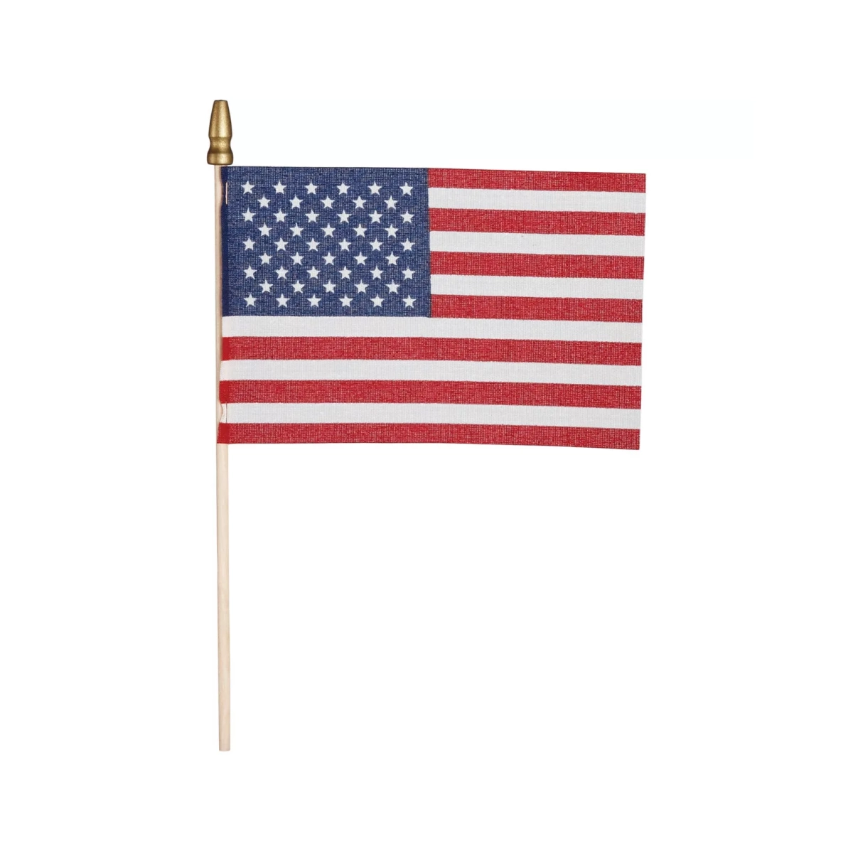 Valley Forge 4 x 6-inch Polycotton Stick American Flag