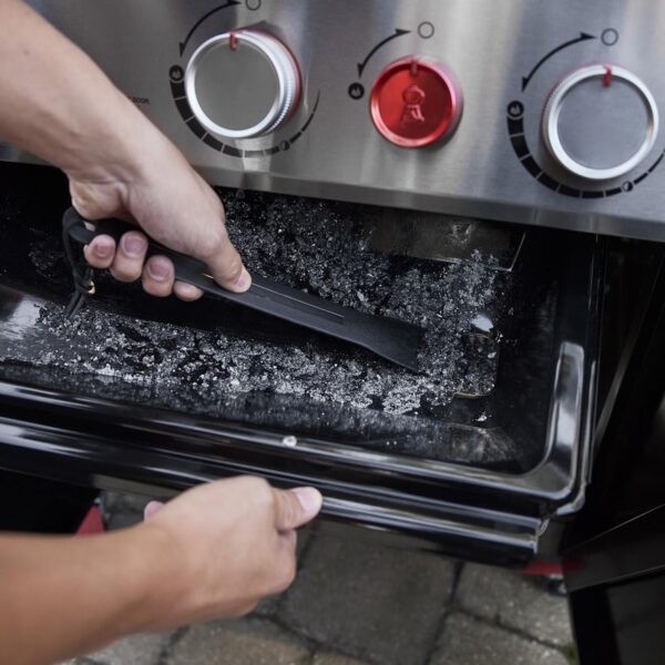 Weber Genesis S-335 Stainless Steel 3 -Burner Liquid Propane Gas Grill 1 -Side Burner